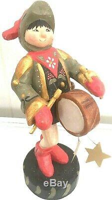 RARE 11 House of Hatten 9 Drummers Drumming 12 Days of Christmas Figurine