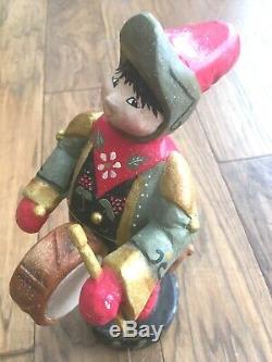 RARE 11 House of Hatten 9 Drummers Drumming 12 Days of Christmas Figurine