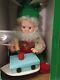 Rare 1993 Santa's Best Animated Elf Toymaker Christmas Figure 15 Figure Iob
