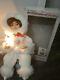 Rare!'95 Telco Motionettes Of Christmas Animated Lighted Eskimo Snow Baby Doll