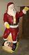 Rare Adorable Large Vintage Poloron Santa Blow Mold Works Almost Life-size 5ft