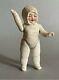 Rare Antique German Bisque 4 Jointed Snow Baby Sits/stands Excellent Buy Now