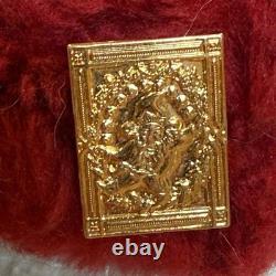 RARE Demdaco Drolleries Sitting Christmas Elf Big Figurine Happy 20x13x12 No Box