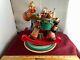 Rare Enesco Rocking Moving Reindeer & Toys Music Box See Video