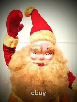 RARE HAROLD GALE XMAS Mechanical Santa Claus in boot Store Display
