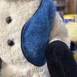 RARE HTF Vintage Gemmy Singing Spinning Snowflake Snowman Partially Working
