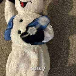 RARE HTF Vintage Miser Spinning Snowflake Snowman Clean Works