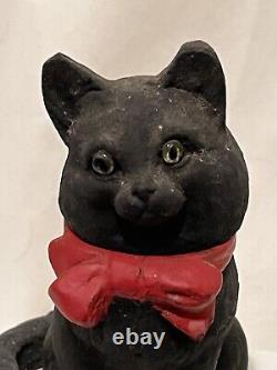 RARE Large Antique German Cat Candy Container Early 1900s BIG & Fabulous