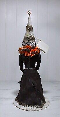 RARE Large Dee Foust BETHANY LOWE Hand Painted HALLOWEEN Paper Mache Figure