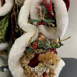 RARE Mark Roberts 12 Days of Christmas Santa Extra Large 28 #368/1000 51-27674