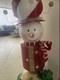 Rare Mark Roberts Grand Santa Finial #25-28722 /grand Snowman Finial #25-28720
