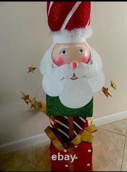 RARE Mark Roberts Grand Santa Finial #25-28722 /Grand Snowman Finial #25-28720