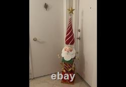 RARE Mark Roberts Grand Santa Finial #25-28722 /Grand Snowman Finial #25-28720