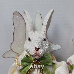 RARE Mark Roberts Mr. And Mrs. Cotton Tail Rabbit Bunny Fairy Set 10+