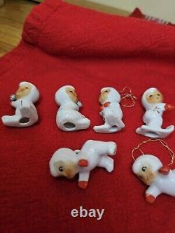 RARE-Vintage 1958-59 Holt Howard Snowbabies, Set Of 6