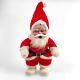 Rare! Vintage Santa Claus Rushton Co Christmas Rubber Face Red 18 Near Mint