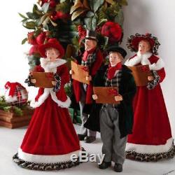 RAZ Carolers (Set of 4) 18.5 Victorian Christmas Carolers #3752991