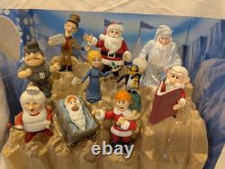 Rankin/Bass 2003 Santa Claus Is Comin' To Town Nativity Rare Figures with Box