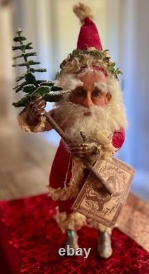 Rare 2003 Demdaco Drolleries Deck the Halls Christmas Figure Retired