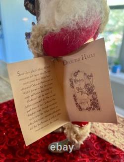 Rare 2003 Demdaco Drolleries Deck the Halls Christmas Figure Retired