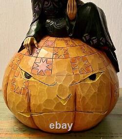 Rare 2008 Jim Shore Sweet & Sour Witch Kitty Cat Halloween Figurine 4012605