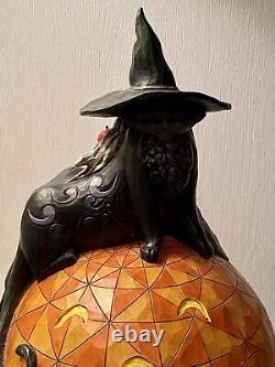 Rare 2008 Jim Shore Sweet & Sour Witch Kitty Cat Halloween Figurine 4012605