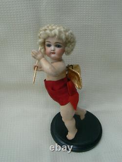 Rare 9 Kestner Angel Doll Closed Mouth Christmas Store Display 24K Wings Staff