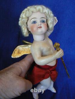 Rare 9 Kestner Closed Mouth Bisque Christmas Angel Doll Store Display