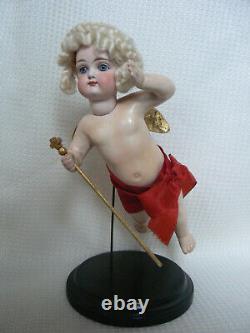 Rare 9 Kestner Closed Mouth Bisque Christmas Angel Doll Store Display