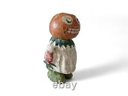 Rare Antique Halloween German Veggie Man Candy Container Figurine