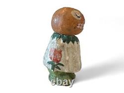 Rare Antique Halloween German Veggie Man Candy Container Figurine