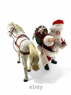 Rare Dept 56 Possible Dreams Clothtique Santa's Magnificent Friend Horse New