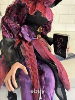 Rare-Katherines Collection Witch Doll Halloween-Very Detailed- Missing Broom