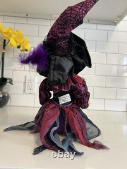 Rare-Katherines Collection Witch Doll Halloween-Very Detailed- Missing Broom