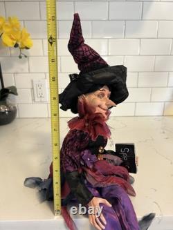 Rare-Katherines Collection Witch Doll Halloween-Very Detailed- Missing Broom