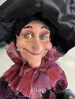 Rare-Katherines Collection Witch Doll Halloween-Very Detailed- Missing Broom