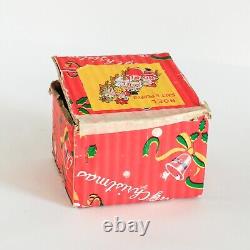 Rare Lipper & Mann Christmas Elf Pixie On Bench Salt & Pepper Shakers Japan