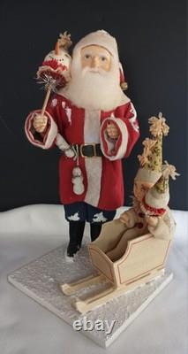 Rare Santa & Me For Bethany Lowe, Vickie Smyers, 2013, Mint, 12 1/2 x 6 1/4