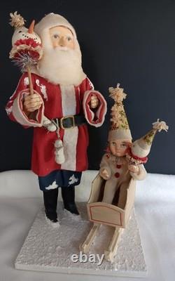 Rare Santa & Me For Bethany Lowe, Vickie Smyers, 2013, Mint, 12 1/2 x 6 1/4