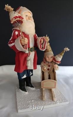 Rare Santa & Me For Bethany Lowe, Vickie Smyers, 2013, Mint, 12 1/2 x 6 1/4