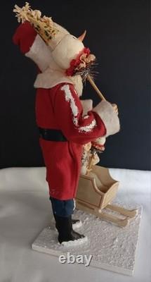 Rare Santa & Me For Bethany Lowe, Vickie Smyers, 2013, Mint, 12 1/2 x 6 1/4