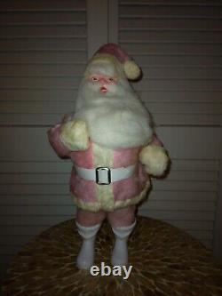 Rare Vintage Harold Gale Pink Fur Suit 1950/60 Santa Claus Doll VintageCondition