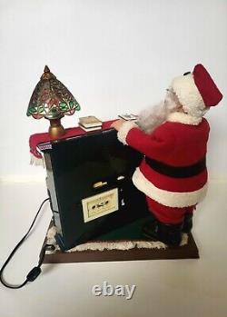 Rare Vintage Holiday Creations Sing Along With Santa And Girl Motionette