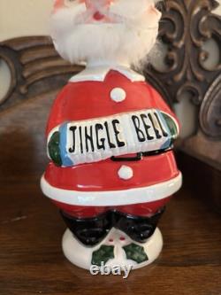 Rare Vintage Midcentury Bobble Head Santa Claus? Decanter With Googly Eyes