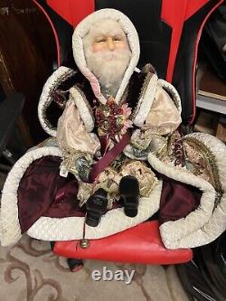 Rare Wayne Kleski Victorian Mr Claus Doll Dolls Christmas Decorations