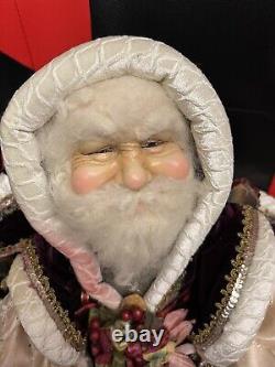 Rare Wayne Kleski Victorian Mr Claus Doll Dolls Christmas Decorations