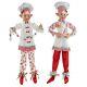 Raz Imports 2020 Kringle Candy Co. 30 Posable Elf Asst Of 2 (white/red)