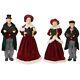 Raz Imports Charles Dickens Carolers Set Of 4 16 To 18 Christmas Red