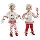 Raz Imports Kringle Candy Co. 16 Posable Elf Asst Of 2 (white/red)