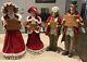 Raz Imports Set Of 4 Collectible Christmas Carolers Figurines 16-18 Tall Nwts